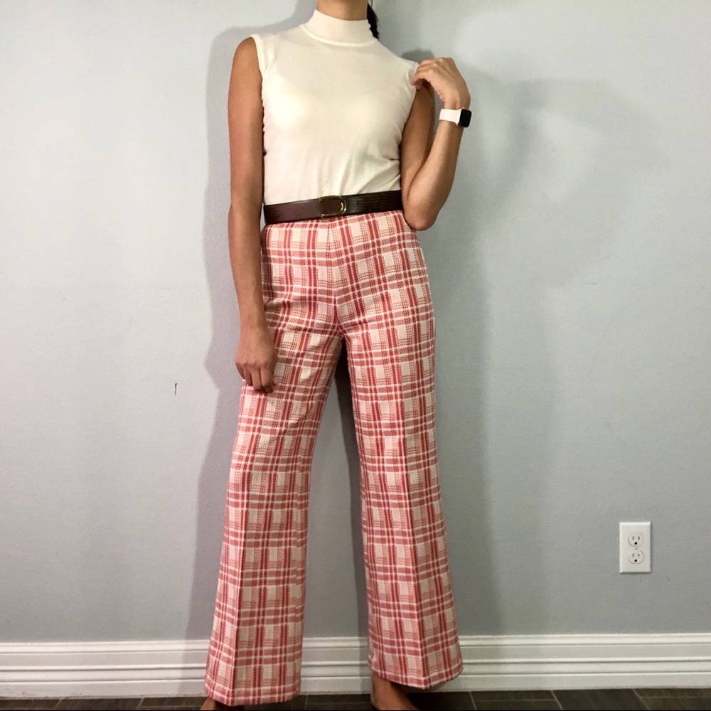 ‼️❗️SOLD❗️‼️70’s plaid pants